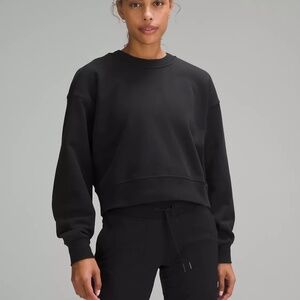 Lululemon Perfectly Oversized Cropped Crew French Terry